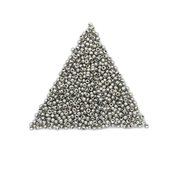 Seed beads, TOHO, 11/0, opaque nickel, 7,5 gram. (TR-11-711)